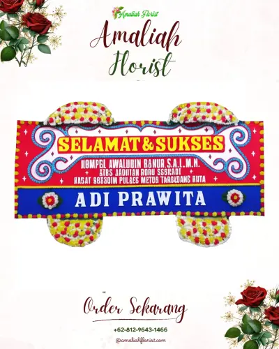 Karangan Bunga Ucapan Selamat di Gayam