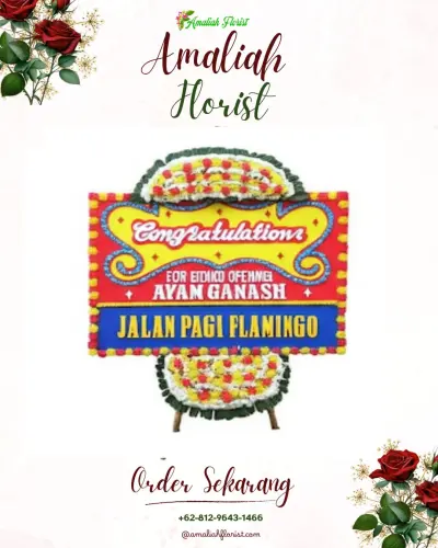 Bunga Papan Congratulation di Gayam